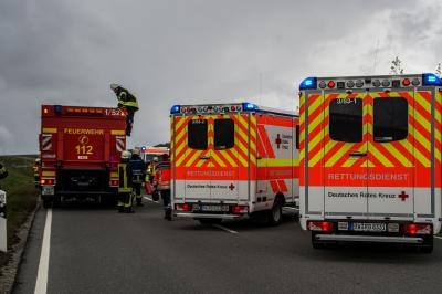 Dunningen: Schwerer Verkehrsunfall auf der B 462